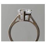 Certified 2 Ct Heart Shape White Diamond Solitaire Ring