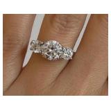 3Ct Trio Diamond Ring