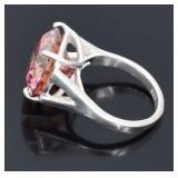 Rare 12.05 Ct Certified Pink Diamond Ring