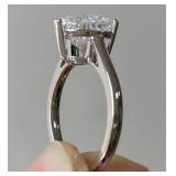 Certified 2 Ct Heart Shape White Diamond Solitaire Ring