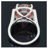 Rare 12.05 Ct Certified Pink Diamond Ring