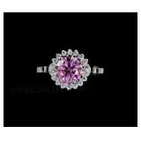 Certified 1.75 Ct Pink Diamond Ring