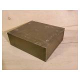 Vintage Metal Card Filing Cabinet