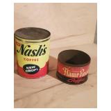 Very Collectible Vintage Coffee Cans