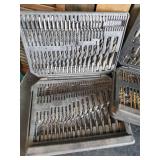 Large collection of Drill Bits and more in Plastic Carry Cases