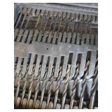 Large collection of Drill Bits and more in Plastic Carry Cases