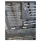Large collection of Drill Bits and more in Plastic Carry Cases