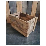 Rare Park Rapids Bottle Works Wood Crate