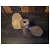 Vintage Brass Quick Silver 2 Fin Propeller / Heavy!! #17