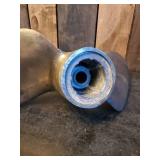 Vintage Brass Quick Silver 2 Fin Propeller / Heavy!! #17