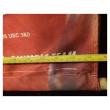 Large vintage 1996 Budweiser Summer Olympic Banner / Basketball