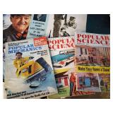 Large Lot of Vintage Popular Mechanics and Popular Science Magazines - Boats Cars and Snowmobiles