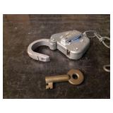 Vintage Keline Railroad Padlock with Brass Key
