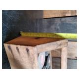 Very cool Folk Art Box filled with little Jars