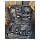 Nice Large Lot of Bits and Drills in Heavy Duty Plastic Cases