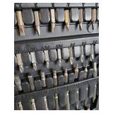 Nice Large Lot of Bits and Drills in Heavy Duty Plastic Cases