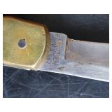 Vintage Schrade LB7 Folding Knife w/ Sheath