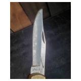 Vintage Schrade LB7 Folding Knife w/ Sheath