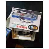 Three Vintage Auto Models / 2 Never Opened!!! Lincoln, Corvette, Bel-Air!!