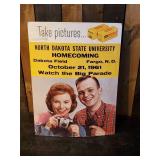 Super Rare Photo Shop Kodak Counter Display NDSU Homecoming 1961 Wow!!