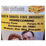 Super Rare Photo Shop Kodak Counter Display NDSU Homecoming 1961 Wow!!