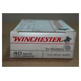 50 Winchester .40 S&W 165 Gr FMJ Ammo