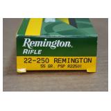 20 Remington .22-250 Rem 55 Gr PSP Ammo