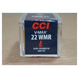 50 CCI .22 WMR 30 Gr V-Max Ammo