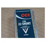 100 CCI CB .22 Short 29 Gr LRN Ammo