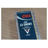 100 CCI CB .22 Short 29 Gr LRN Ammo