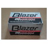 500 CCI Blazer .22 LR 40 Gr LRN Ammo
