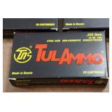 60 TulAmmo .223 Rem 55 Gr FMJ Steel Case Ammo