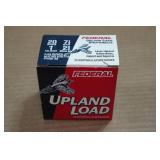 25 Federal Field & Range 20 Gauge 2-3/4" 7-1/2 Shot Shotshells