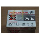 25 Winchester Super-X 20 Gauge 2-3/4" 8 Shot Shotshells