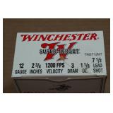 25 Winchester Super Target 12 Gauge 2-3/4" Lead 7-1/2 Shot Shotshells