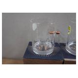 Set of Four Lucky Shot Whiskey Glasses with Embedded Bullets