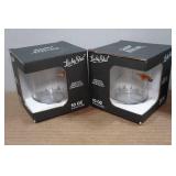 Lucky Shot Whiskey Glasses with Embedded Bullets