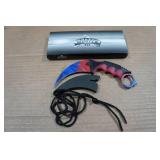 Karambit Tiger Claw Neck Knife