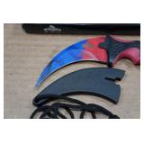 Karambit Tiger Claw Neck Knife