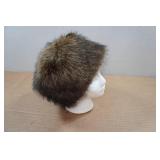 Adjustable Fur Hat with Tail