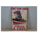 Novelty Metal Sign - Can