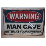 *2* Metal Warning Signs