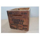 Antique Federal Cartridge Monark Shotgun Shell Shipping Box