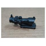 Metal AR Rifle Model with Accessories - 10.5" Long