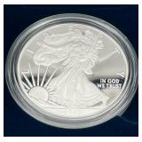 U.S. Mint 2020-W American Eagle One Ounce Silver Proof Coin w/ COA