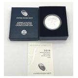 U.S. Mint 2019-W American Eagle One Ounce Silver Uncirculated Coin w/ COA