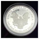 U.S. Mint 1988-S American Eagle One Ounce Silver Proof Coin w/ COA