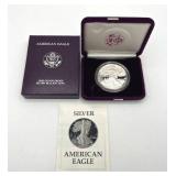 U.S. Mint 1987-S American Eagle One Ounce Silver Proof Coin w/ COA