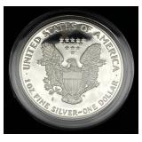 U.S. Mint 1987-S American Eagle One Ounce Silver Proof Coin w/ COA