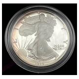 U.S. Mint 1989-S American Eagle One Ounce Silver Proof Coin w/ COA